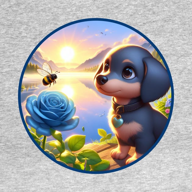 Doxie & Bee by PlayfulPandaDesigns